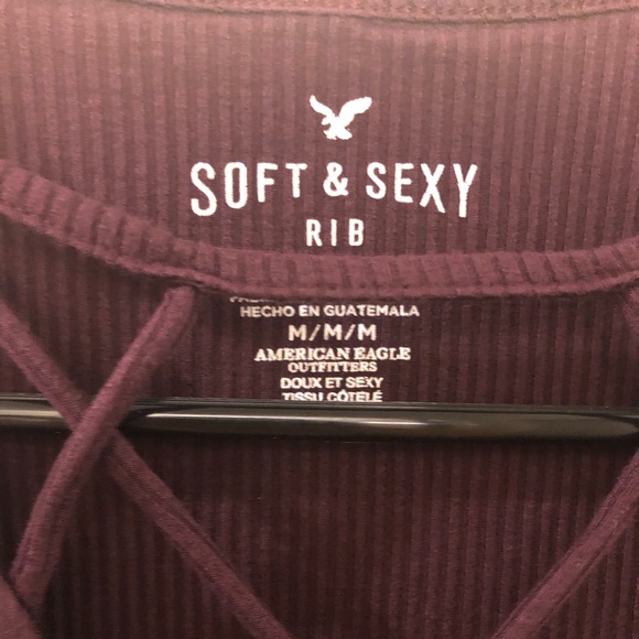 American Eagle Ribbed Shirt - Picture 1 of 2